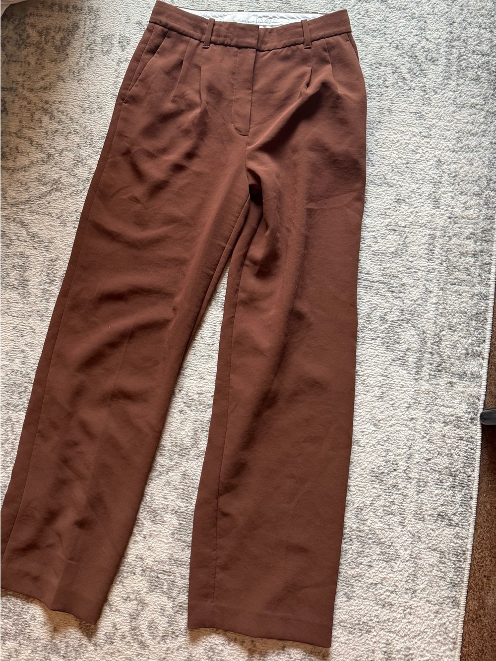 Aritzia Women's Effortless Pant in Cognac